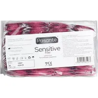 Pasante Sensitive Feel Ultra Ohuet Kondomit 144 kpl - Clear