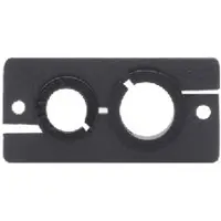 Kramer WCP-21(G) WALL PLATE INSERT - DUAL CABLE PASS-THROUGH (85-0001199)