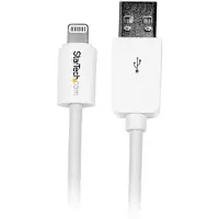 StarTech.com USB-A – Lightning -kaapeli, 3 m, valkoinen