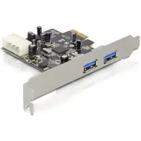 DeLOCK 2 x ulkoinen USB 3.0 PCI Express -adapteri