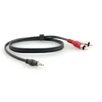 Kramer C-A35M/2RAM-10 3,5mm Stereo Audio cableCable to 2 x Chinch plug / plug 7,6m