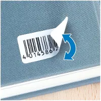 Herma 4346, Valkoinen, Itse kiinnittyvä tulostintarra, A4, Paperi, Laser/Inkjet, Irroitettava