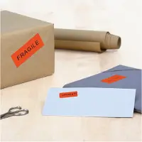 Herma 4367, Punainen, Itse kiinnittyvä tulostintarra, A4, Paperi, Laser/Inkjet, Irroitettava