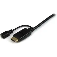 StarTech.com HDMI-VGA-sovitinjohto - STARTECH - 3 m - Musta - 1920x1200 - Aktiivinen muunnin