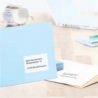 Herma 4667, Valkoinen, Paperi, Laser/Inkjet, Matta, Kiinteä, Pyöristetty suorakulmio