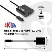 Club 3D USB 3.1 Type C HDMI 2.0 Adapter (CAC-2504)
