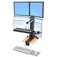 Ergotron – Workfit-s, dual sit-stand workstation (33-341-200)