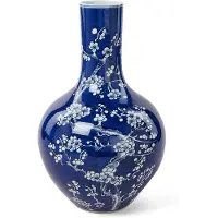 Pols Potten Vase Blossom - Navy - Ø23X H36CM