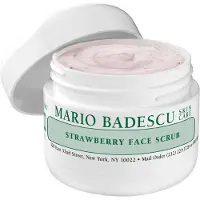 Mario Badescu Mansikka Kasvokuorinta Kaikille Ihotyypeille | Kasvokuorinta, joka kirkastaa sameaa ihoa | Sisältää mansikansiemeniä ja maissijauho