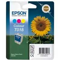 Epson T018 Mustepatruuna 3-väri