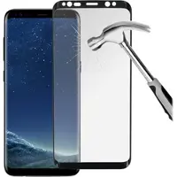 Prio 3D Samsung Galaxy S8 Karkaistu Panssarilasi - 9H - Musta