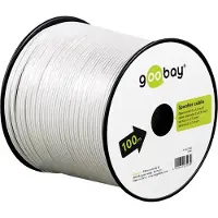 Goobay - Kaiutinkaapeli Valkoinen 2 x 1 5 mm² 25m
