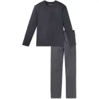Schiesser Pyjama Long - Grey - S