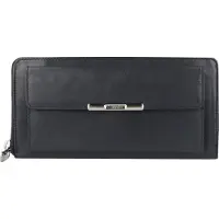 Esquire Helena Lompakko RFID-suoja Nahka 19 cm Sininen