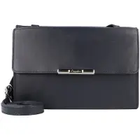 Esquire Helena Kytkinlompakko RFID-suoja Nahka 17.5 cm Sininen