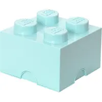 LEGO Säilytyslaatikko 4 Design Collection, Turkoosi