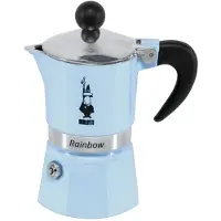 Bialetti Rainbow -mutteripannu, 1 kuppi, alumiini, sininen