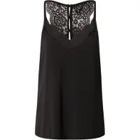 Vero Moda Vmana S/L Lace Top Ga Noos - Black - L