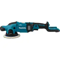 Makita DPO600Z, Pyörivä autonkiillotuskone, 6800 RPM, Musta, Sininen, 3 kg, Akku - SOLO