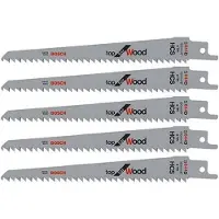 Bosch Top for Wood S 644 D - Sahanterä - puulle, muoville, lastulevylle, vanerille, rakennuslevyille, keskitiheälle kuitulevylle (MDF) - 5 kpl - pituus: 150 mm