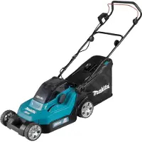 Makita Akkukäyttöinen ruohonleikkuri DLM382PT2; 2x18 V; 2x5,0 Ah akku