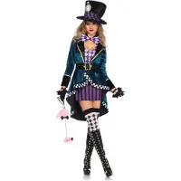 Leg avenue Naispuolinen Mad Hatter Deluxe Naamiaisasu - Large