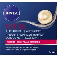 Beiersdorf 043289 NIVEA VITAL rypyillä regeneroiva yökreemi
