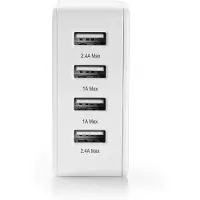 Nedis USB -latausasema, 4 USB-porttia, 4.8A