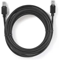 24hShop Verkkokaapeli CAT5e U/UTP 20m - Musta