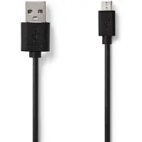 Nedis CCGP60500BK50 USB-A Uros-USB Micro-B Uros 5.00 m USB2.0 kaapeli