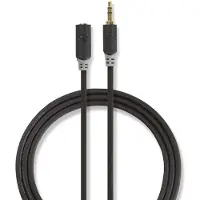 Nedis 3.5 mm uros - 3.5 mm naaras stereoaudiokaapeli