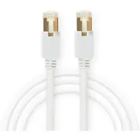 Ginza.se Cat 6 F/UTP -Verkkokaapeli RJ45 (8P8C) Uros - RJ45 (8P8C) Uros 5,0 m Valko