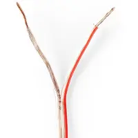 Nedis 2 x 0,75 mm² kaiutinkaapeli