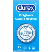 Durex Prezervatyvai Originals Classic Natural, 6 x 12 vnt
