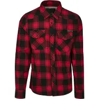 Brandit Check Paita Punainen/Musta Miehet, size 2XL