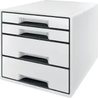Leitz Wow Desk Cube 4 Laatikkoa 2 Suurta Ja 2 Pientä Buc-laatikkoa