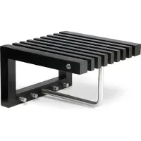 Fritz Hansen Cutter hattuhylly mini mustaksi maalattu tammi