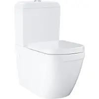 GROHE Vapaasti seisova WC-setti Triple Vortex -huuhtelulla Euro Ceramic, valkoinen, 39462000