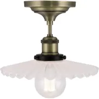 Globen Lighting Cobbler plafondi 25 cm Valkoinen