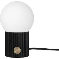 Globen Lighting Hubble pöytävalaisin Ø 15 cm Musta
