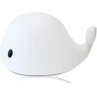 Filibabba Lattialamppu - Big LED Whale - 50 cm - Valkoinen - - OneSize - Lamput