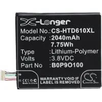 123accu HTC A3QHD D610 D610n akku 2040 mAh