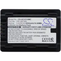 Cameron Sino Panasonic VW-VBT190 akku 3000 mAh