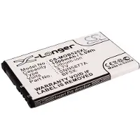 123accu tarvikeakku Motorola MB525 akku 1500 mAh
