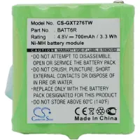 123accu Midland GXT635 GXT650 GXT661 akku 700mAh