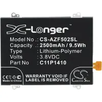 123accu Asus ZenFone 5 A502CG Zenfone 5 Lite akku 2500 mAh
