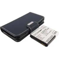 24hShop Samsung Galaxy S4 GT-I9500 GT-i9505 akku erillisellä Flip Cover suojalla 5200 mAh