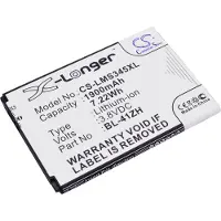 123accu LG Leon 4G Akku 1900 mAh