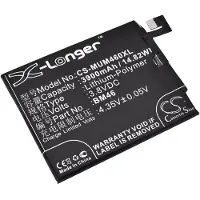 123accu Xiaomi 2015611 2015617 Note 3 akku 3900 mAh