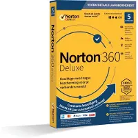 Norton 360 Deluxe | 1 Vuosi | 5 Laitetta | Windows, Mac, Android &amp; iOS